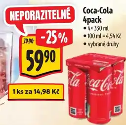 Albert Coca-Cola 4pack nabídka
