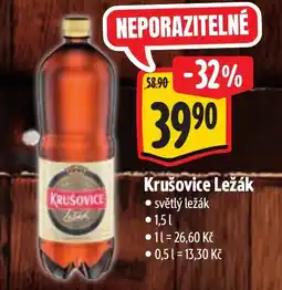 Albert Krušovice Ležák nabídka