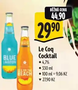 Albert Le Coq Cocktail nabídka