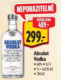Albert Absolut Vodka nabídka