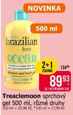 Teta Treaclemoon sprchový gel 500 ml, různé druhy nabídka