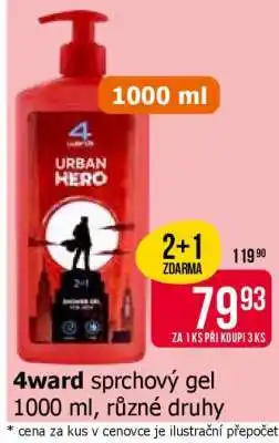 Teta 4ward sprchový gel nabídka