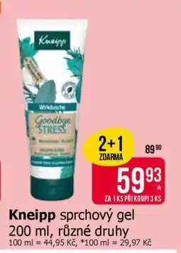 Teta Kneipp Sprchový gel nabídka
