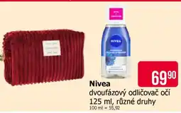 Teta Nivea Dvoufázový odličovač očí nabídka