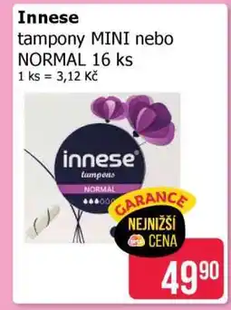 Teta Innese tampony MINI nebo NORMAL 16 ks nabídka