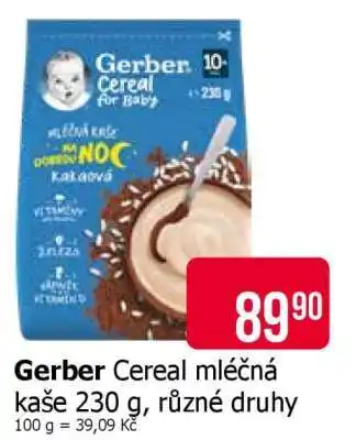 Teta Gerber Cereal Mléčná kaše nabídka