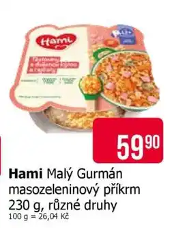 Teta Hami Malý Gurmán masozeleninový příkrm nabídka