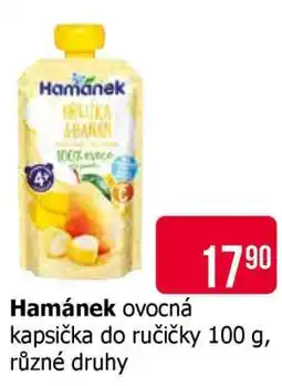 Teta Hamánek ovocná kapsička do ručičky nabídka