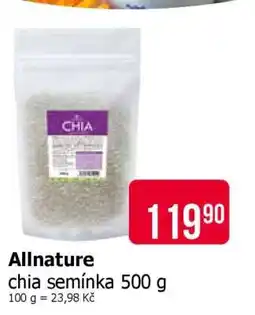 Teta Allnature chia semínka 500 g nabídka