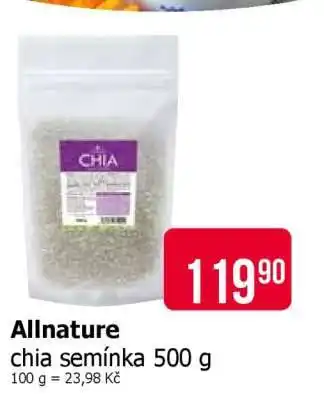 Teta Allnature chia semínka 500 g nabídka