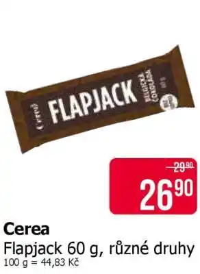 Teta Cerea Flapjack 60 g, různé druhy nabídka