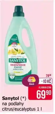 Teta Sanytol na podlahy citrus/eucalyptus 1 l nabídka