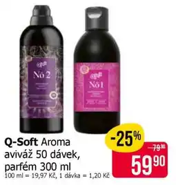 Teta Q-Soft Aroma aviváž 50 dávek, parfém 300 ml nabídka