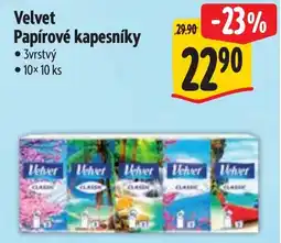 Albert Velvet Papírové kapesníky nabídka