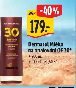 Albert Dermacol Mléko na opalování OF 30 nabídka