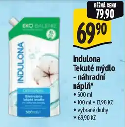 Albert Indulona Tekuté mýdlo - náhradní náplň nabídka