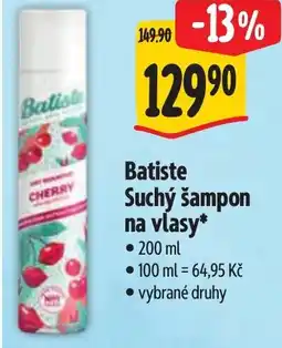 Albert Batiste Suchý šampon na vlasy nabídka