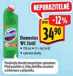 Albert Domestos WC čistič nabídka