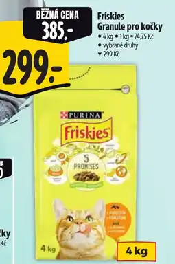 Albert Friskies Granule pro kočky nabídka