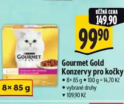 Albert Gourmet Gold Konzervy pro kočky nabídka