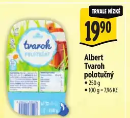 Albert Albert Tvaroh polotučný nabídka