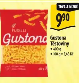 Albert Gustona Těstoviny nabídka