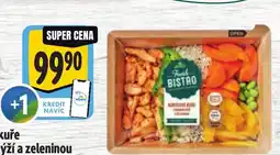 Albert Kokosové kuře s basmati rýží a zeleninou nabídka