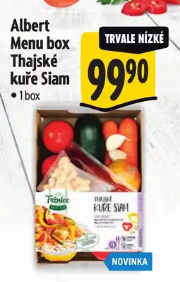 Albert Albert Menu box Thajské kuře Siam nabídka