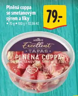 Albert Plněná coppa se smetanovým sýrem a fíky nabídka