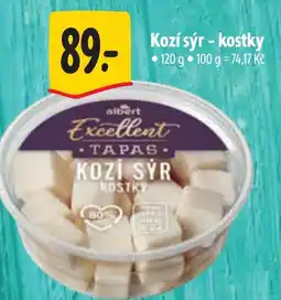 Albert Kozí sýr - kostky nabídka