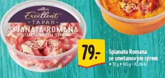 Albert Spianata Romana se smetanovým sýrem nabídka