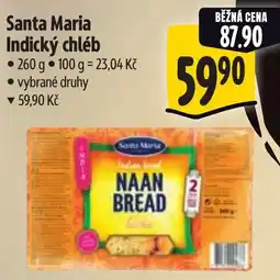 Albert Santa Maria Indický chléb nabídka
