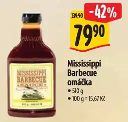 Albert Mississippi Barbecue omáčka nabídka