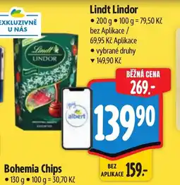 Albert Lindt Lindor nabídka