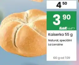 Kubík potraviny Kaiserka nabídka