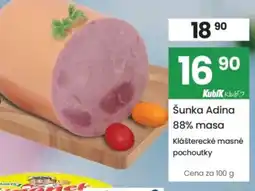 Kubík potraviny Šunka Adina 88% masa nabídka