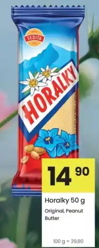 Kubík potraviny Horalky Original, Peanut Butter nabídka