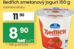 Kubík potraviny Bedřich smetanový jogurt nabídka