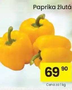 Kubík potraviny Paprika žlutá nabídka