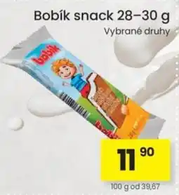Kubík potraviny Bobík snack nabídka