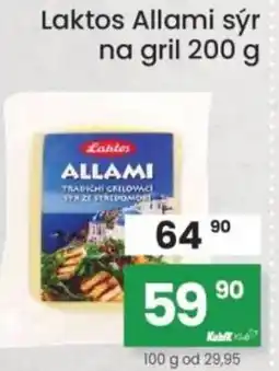 Kubík potraviny Laktos Allami sýr na gril nabídka
