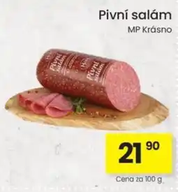Kubík potraviny Pivní salám nabídka