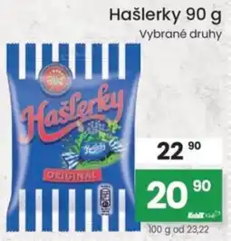 Kubík potraviny Hašlerky nabídka