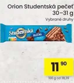 Kubík potraviny Orion Studentská pečeť nabídka