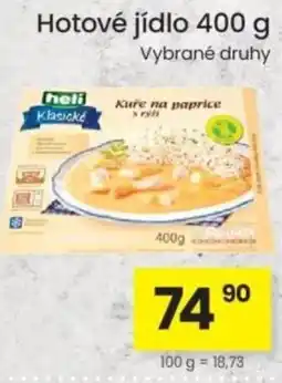 Kubík potraviny Hotové jídlo nabídka