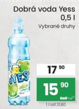 Kubík potraviny Dobrá voda Yess nabídka
