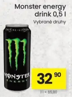 Kubík potraviny Monster energy drink nabídka