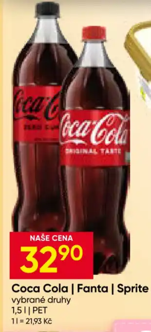 Hruška Coca Cola | Fanta | Sprite nabídka