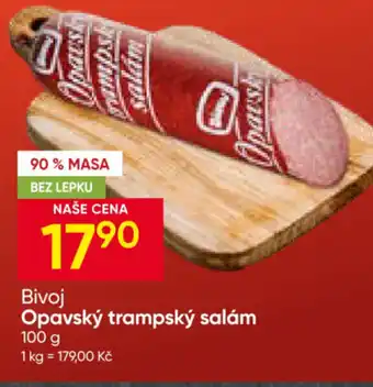 Hruška Bivoj Opavský trampský salám nabídka