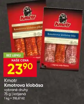Hruška Kmotr Kmotrova klobása nabídka